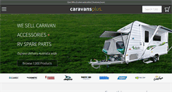 Desktop Screenshot of caravansplus.com.au